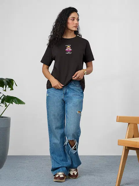 Fight Me Women Relaxed Fit T-Shirts