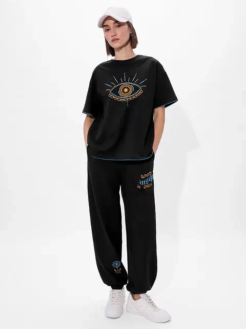 Evil Eye Women Oversized T-Shirts