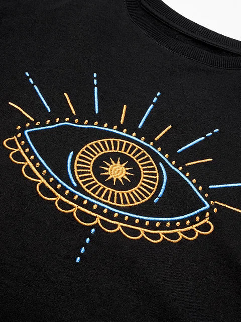 Evil Eye Women Oversized T-Shirts