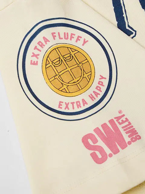 Smiley Toasted Smiles Women Oversized T-Shirts