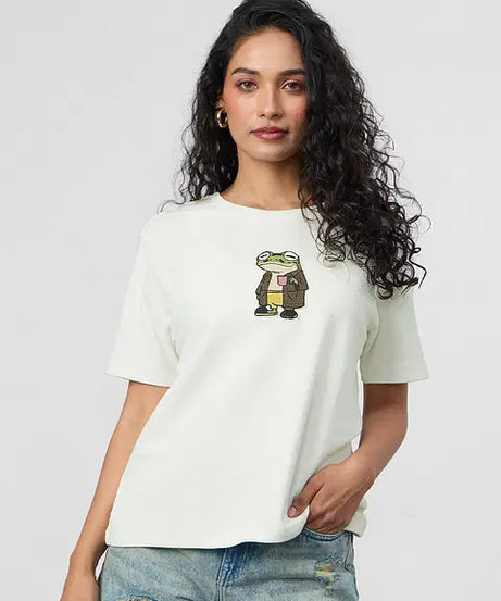 Chill Frog Women Relaxed Fit T-Shirts