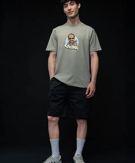 Welcome  Control Uday Men Relaxed Fit T-Shirts