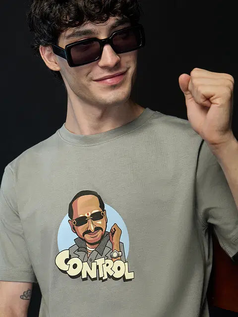 Welcome  Control Uday Men Relaxed Fit T-Shirts