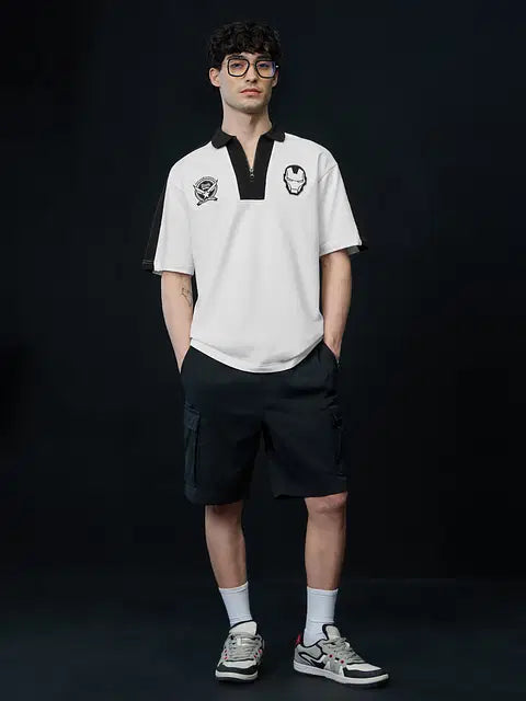 Iron Man: Stark Industries Zipper Polos