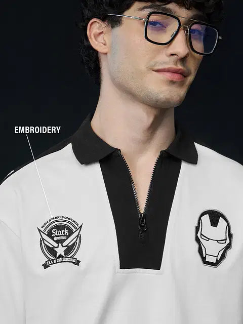 Iron Man: Stark Industries Zipper Polos