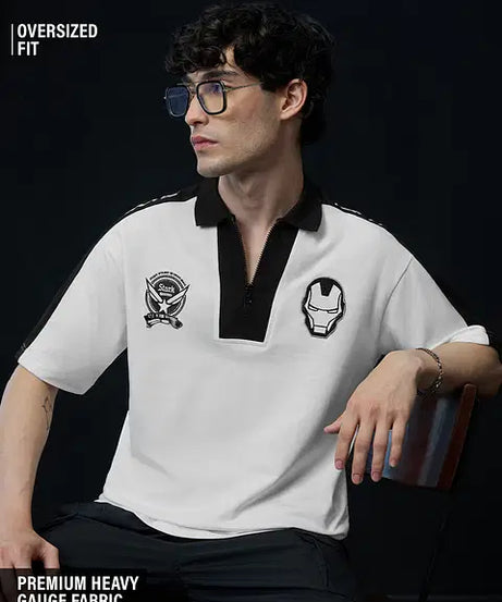 Iron Man: Stark Industries Zipper Polos