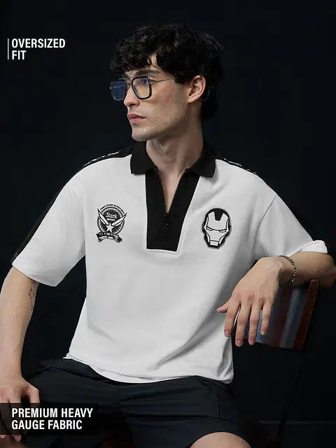 Iron Man: Stark Industries Zipper Polos