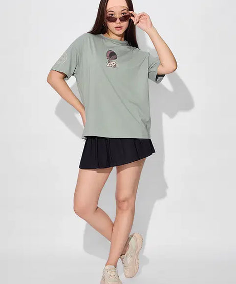 Munching Mischief Women Oversized T-Shirts