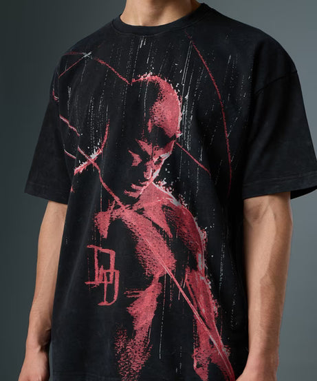 Daredevil Red Rain Oversized T-Shirts