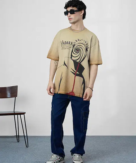 Naruto Shippuden Madara's Disguise Oversized T-Shirts