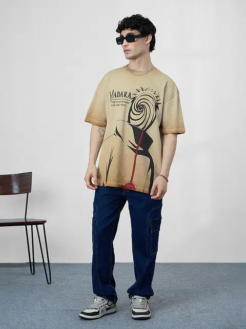 Naruto Shippuden Madara's Disguise Oversized T-Shirts
