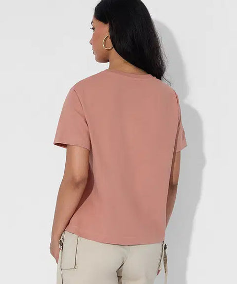 Pink Baddie Women Relaxed Fit T-Shirts