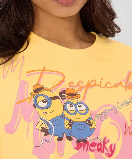 Minions Notorious Women Relaxed Fit T-Shirts