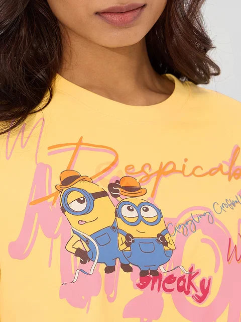 Minions Notorious Women Relaxed Fit T-Shirts
