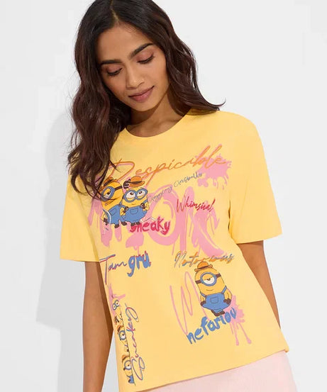 Minions Notorious Women Relaxed Fit T-Shirts