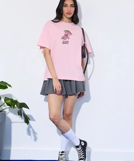 Peachy Beachy Women Oversized T-Shirts