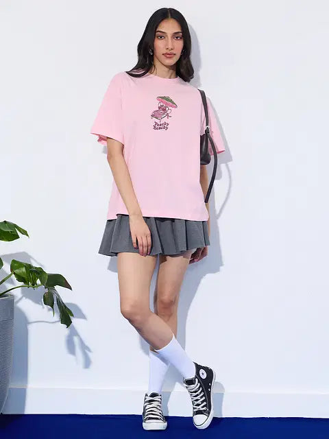 Peachy Beachy Women Oversized T-Shirts
