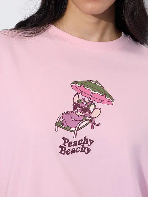Peachy Beachy Women Oversized T-Shirts