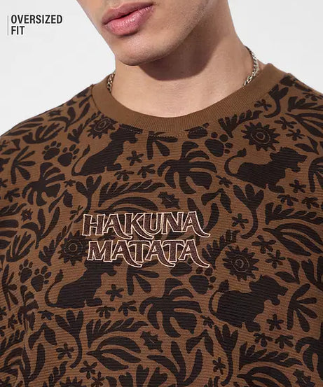 Lion King Ottoman  Savanna Oversized T-Shirts