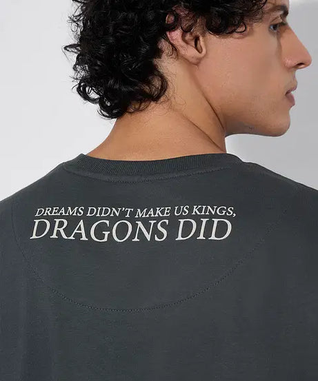 House Of The DragoN Fire & Blood Oversized T-Shirts