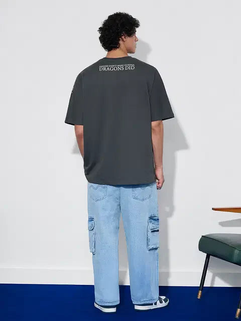 House Of The DragoN Fire & Blood Oversized T-Shirts