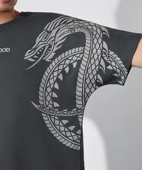 House Of The DragoN Fire & Blood Oversized T-Shirts