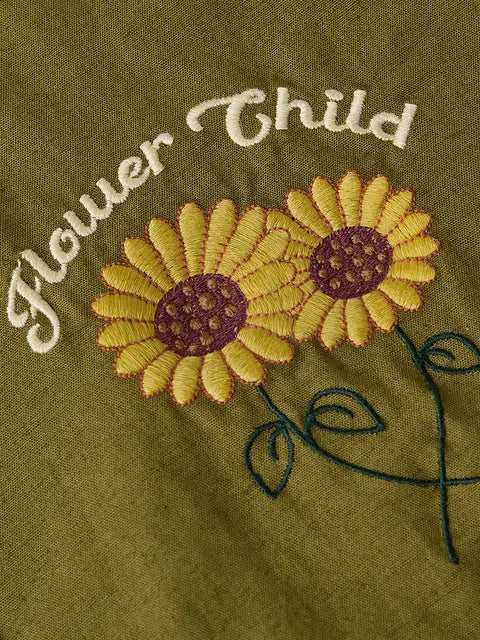 Flower Child Women Boyfriend Shirts