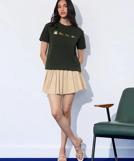 Tired Frog Women Relaxed Fit T-Shirts