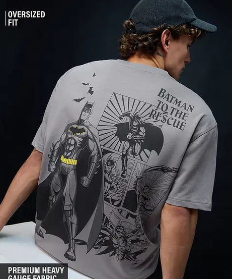 Batman To The Rescue Oversized T-Shirts