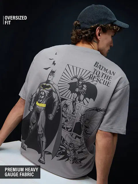 Batman To The Rescue Oversized T-Shirts