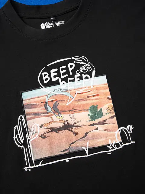 Looney Tunes Beep Beep Men Relaxed Fit T-Shirts