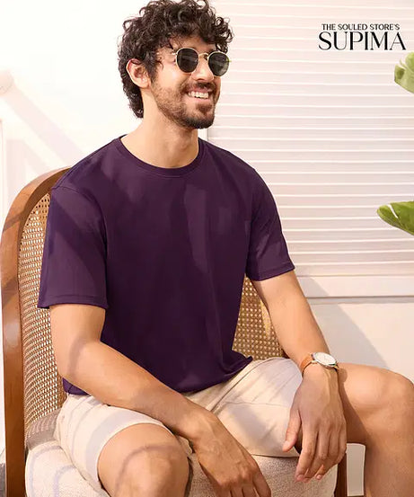 Supima Deep Purple Supima T-Shirts