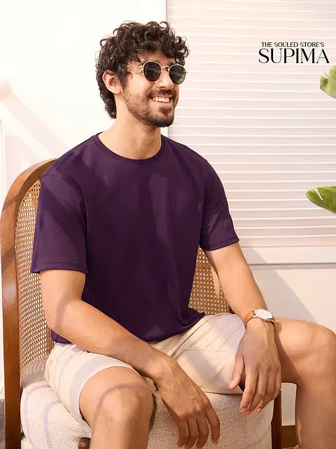 Supima Deep Purple Supima T-Shirts