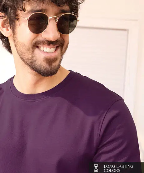 Supima Deep Purple Supima T-Shirts