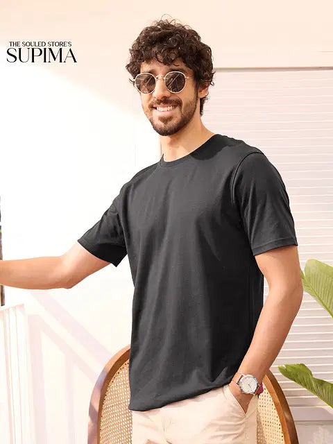 Supima Dark Grey Supima T-Shirts