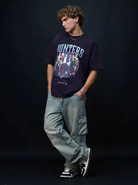 Solo Leveling Hunters Oversized T-Shirts