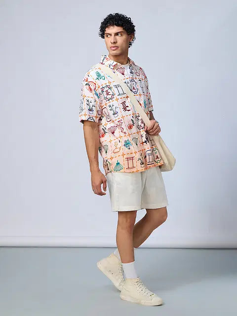 Mahjong Tiles Oversized Shirts