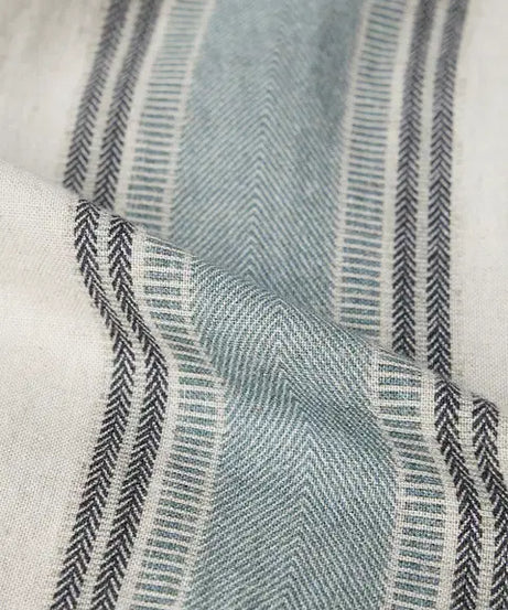 Stripes Jade Haze Cotton Linen Shirts