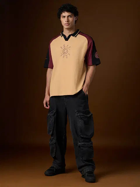 Naruto Shippuden Kurama's Fury Oversized Polos