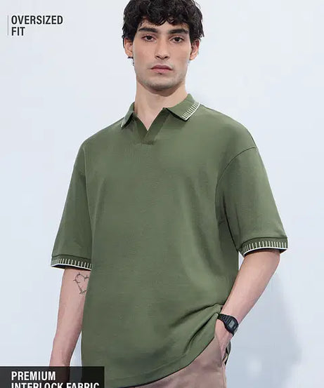 Olivine Oversized Polos