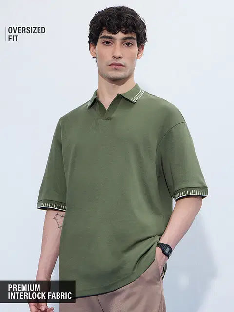 Olivine Oversized Polos
