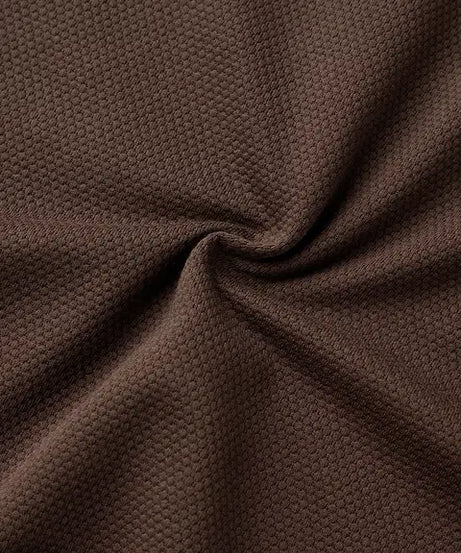 Popcorn Dark Mocha Zipper Polos