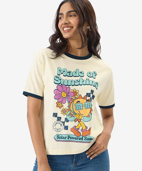 Made of Sunshine Women Relaxed Fit T-Shirts
