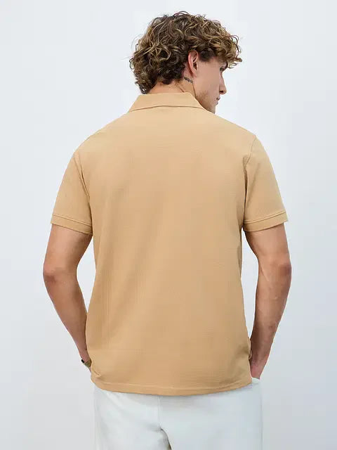 Textured Polo Biscotti Polos