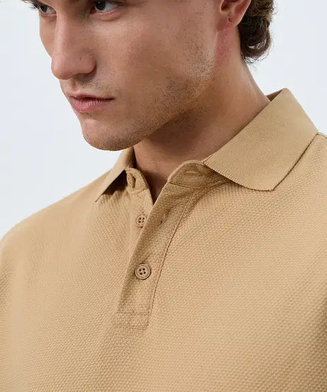 Textured Polo Biscotti Polos