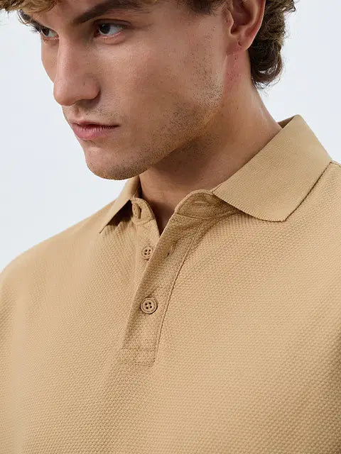 Textured Polo Biscotti Polos