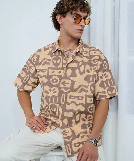 Oversized Shirt  Marine Oversized Shirts