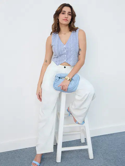 Aztec Women Cropped Tops