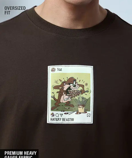 Looney Tunes Insta Taz Oversized T-Shirts