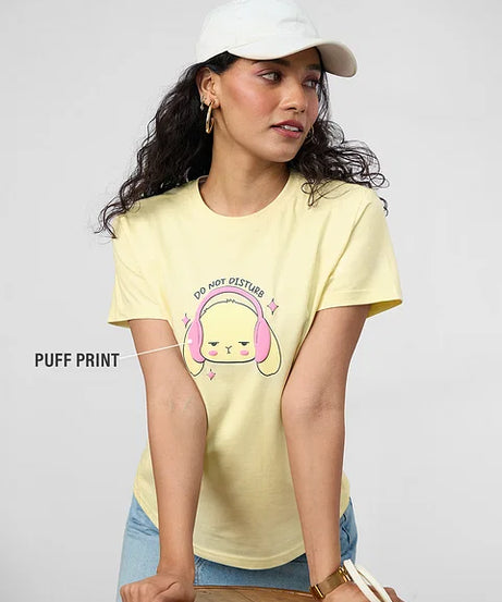 Regular T-Shirt Do Not Disturb Women T-Shirts